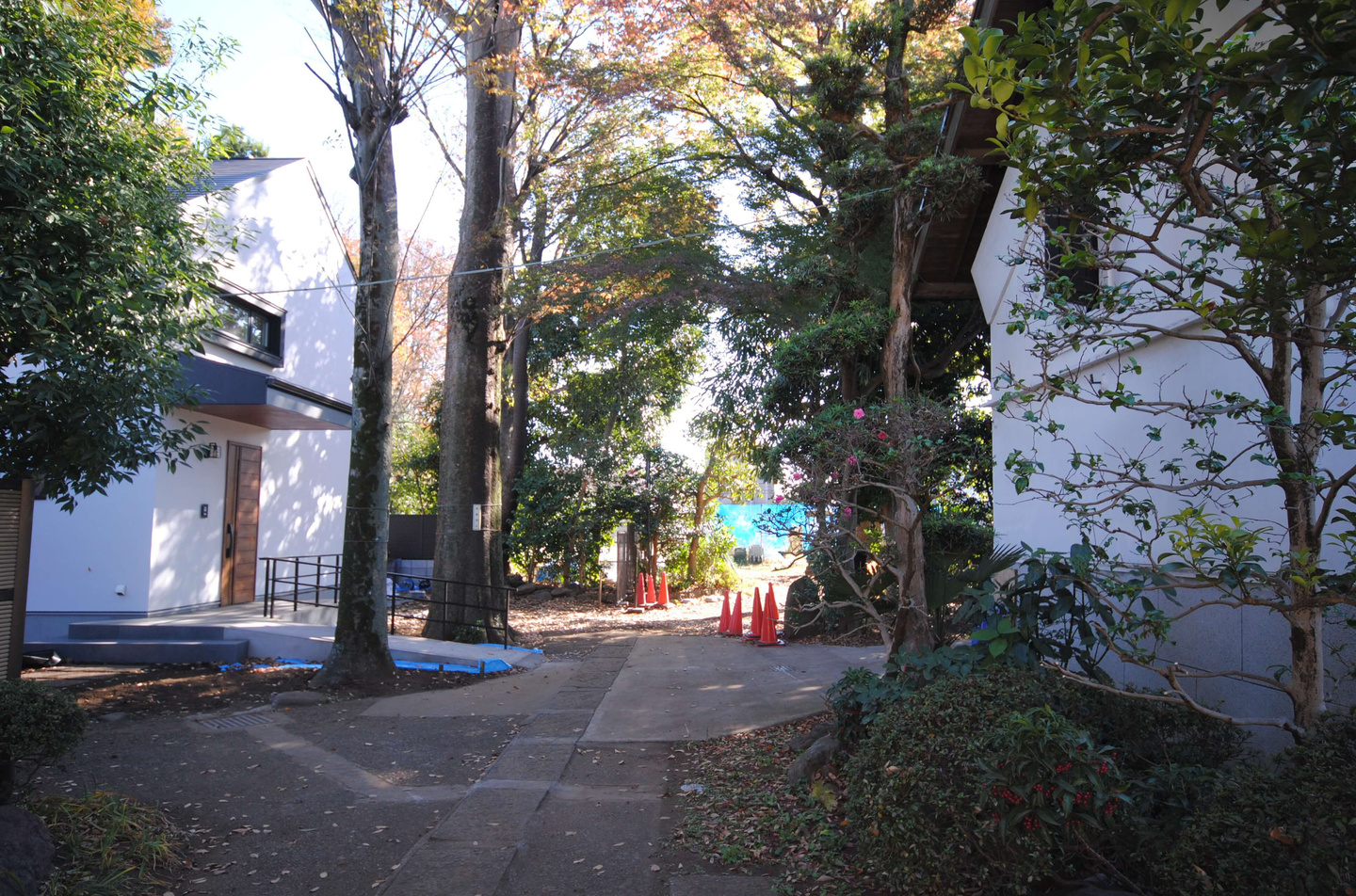 スキップフロアのリビング